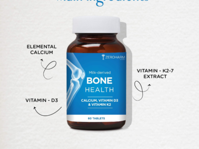 Zeroharm Bone Health Tablets pack side view