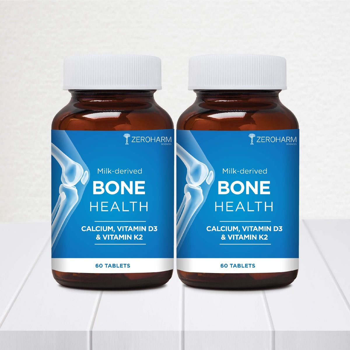 Zeroharm Bone Health Tablets pack back view