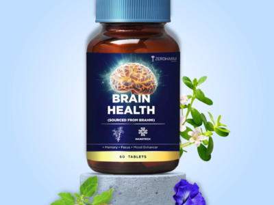 Zeroharm Brain Health Tablets pack front view