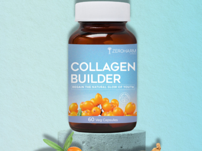 Zeroharm Collagen Builder Capsules pack front view