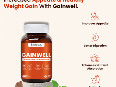 Zeroharm GainWell Capsules pack side view