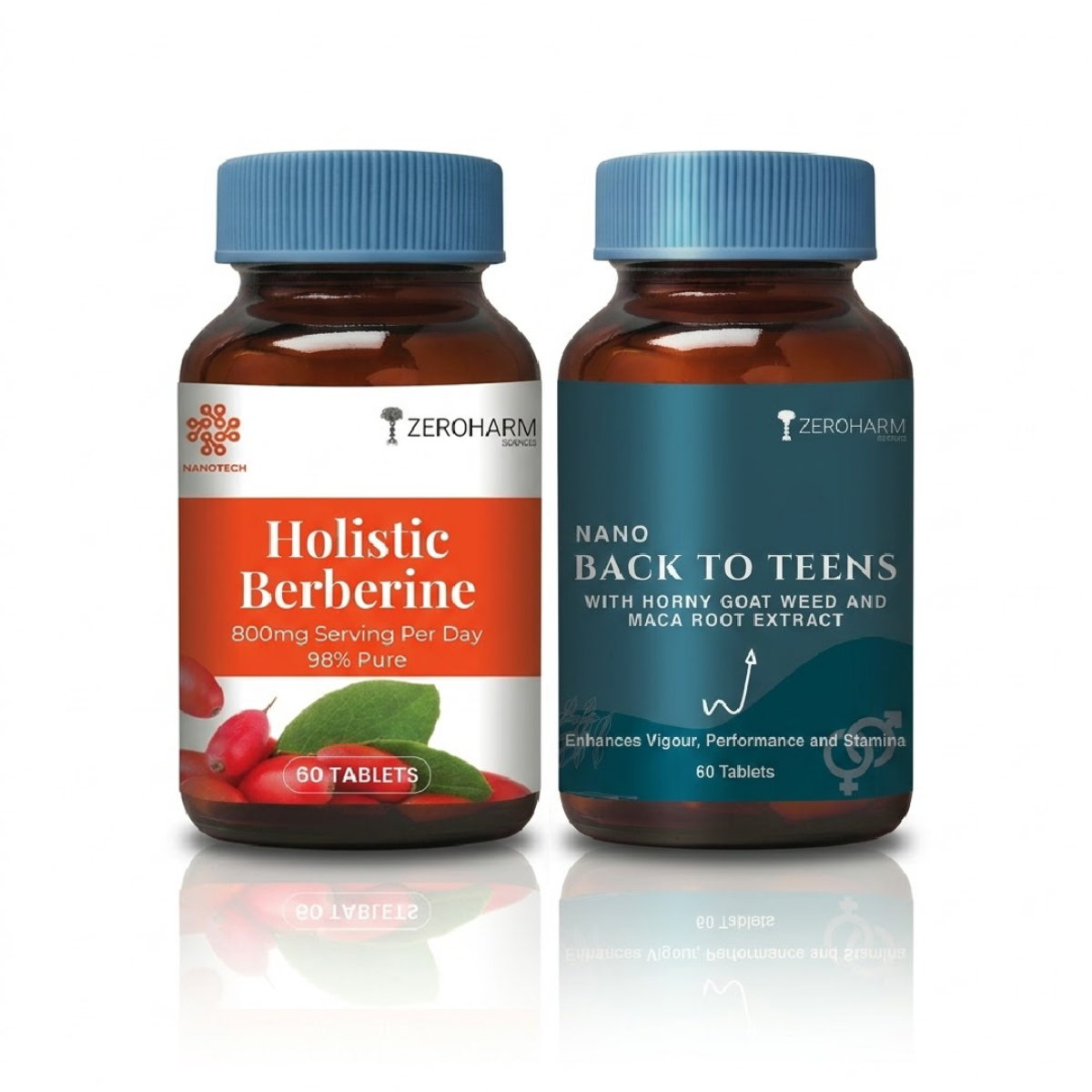Zeroharm GlucoVigor Berberine pack front view