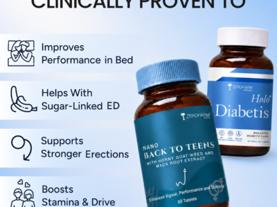 Zeroharm GlucoVigor Diabetis pack side view