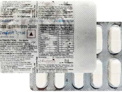 Zerostiff Total Natural Eggshell Membrane Protein Capsule