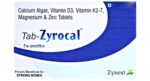 Zyrocal Algae Calcium 500mg Tablet